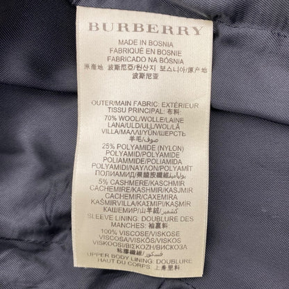 BURBERRY BRIT Pleated Pea Coat/Wool Coat/Women's/Size XS