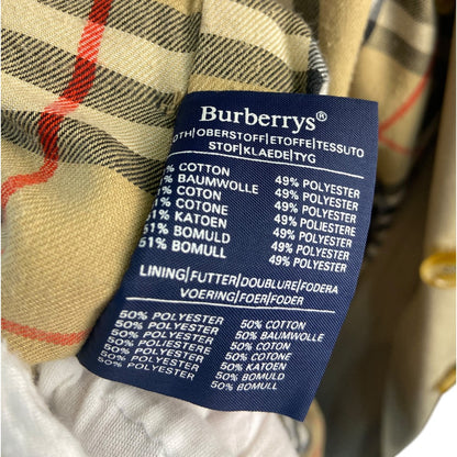 Burberry Queensway Trench Coat (90s) - Made in England, Women's, Size XS