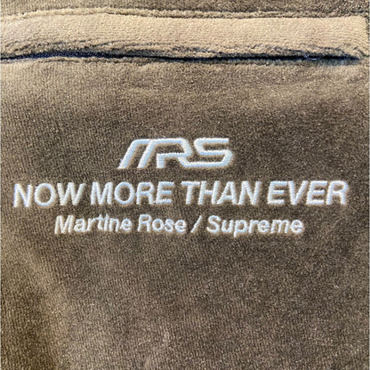 【Supreme×MARTINE ROSE】シュプリーム×マーティン・ローズコラボ/24AW/トラックパンツ/ベロア/ブラウン/M