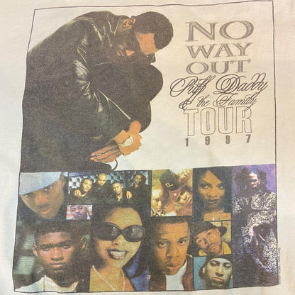 Puff Daddy No Way Out Tour T-Shirt 1997 XL