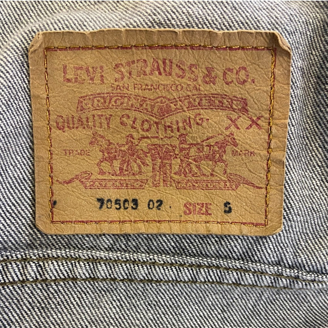 【Levi’s】リーバイス 70503 デニムジャケット グレー S