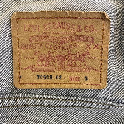 【Levi’s】リーバイス 70503 デニムジャケット グレー S