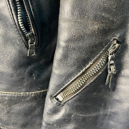【Lewis Leathers】ルイスレザー 70s レザージャケット ブラック（サイズ42）