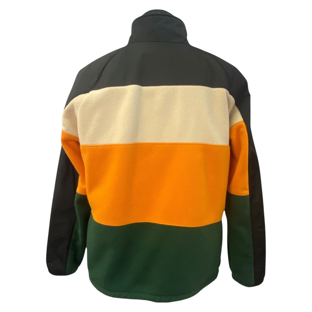 [BURBERRY] Burberry TB Logo Color Block Fleece Zip Up Blouson TB logo color block fleece zip up blouson