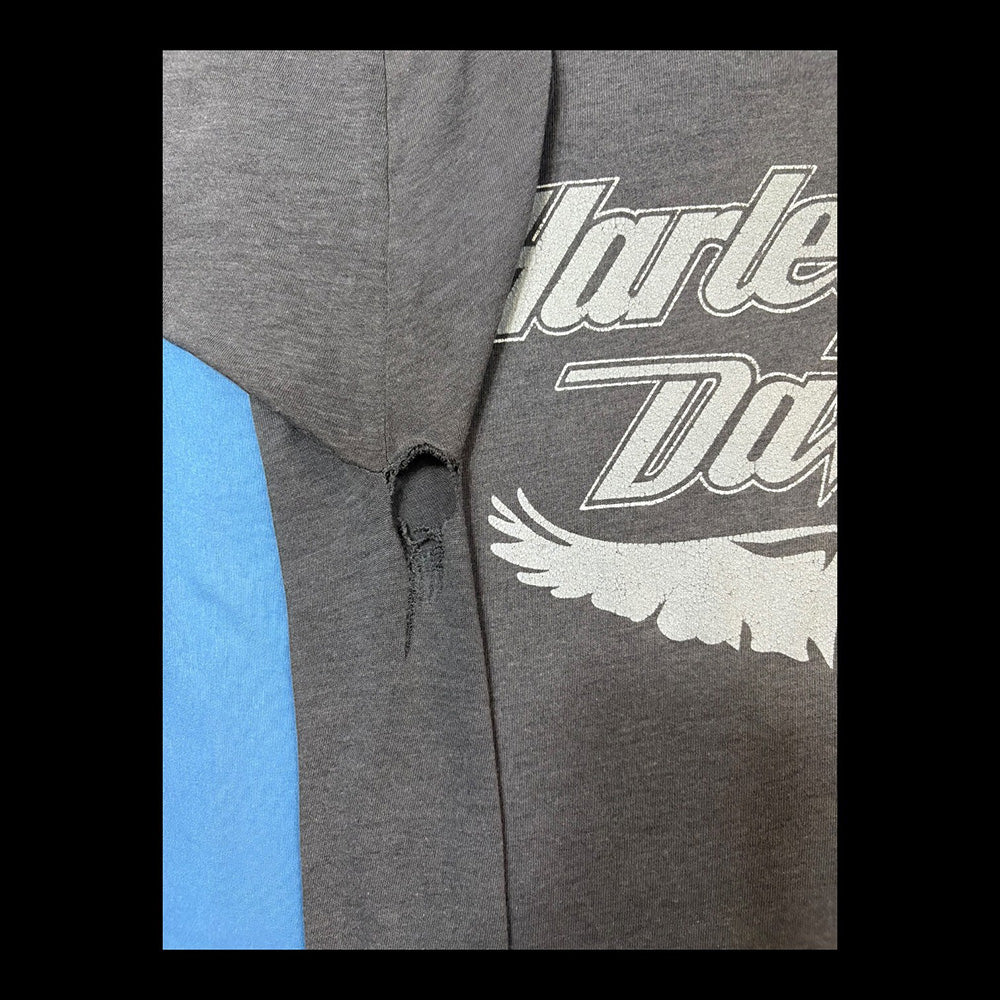 【Harley Davidson】ハーレーダビッドソン  vintage Tシャツ（ブラック）/ 90’s / XL相当
