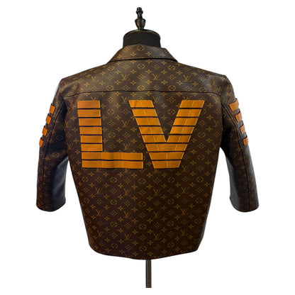 【LOUIS VUITTON】ルイ・ヴィトン ×Virgil Abloh（ヴァージル）22SS モノグラム総柄ミリタリージャケット L
