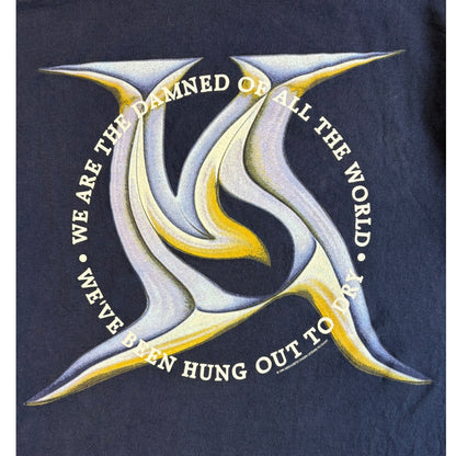 【MEGADETH】メガデス 1994 YOUTHANASIA NAVY Tシャツ giant BY TEE JAYS XL