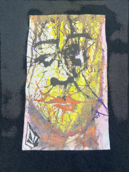 [OLD VOLCOM] Old Volcom Abstract Face Graphic T-Shirt, Size L