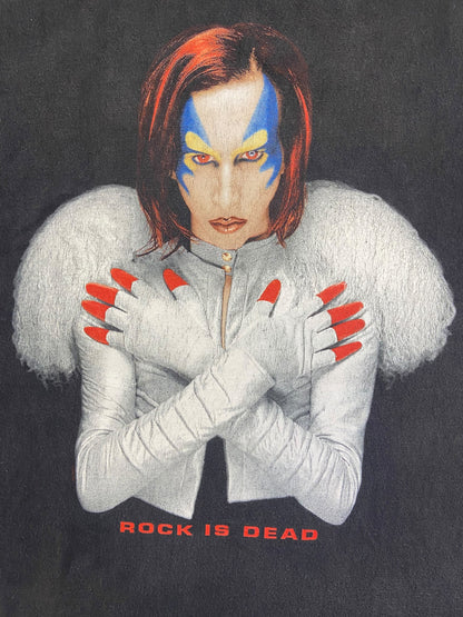 [Marilyn Manson] Marilyn Manson "ROCK IS DEAD omega" T-shirt L