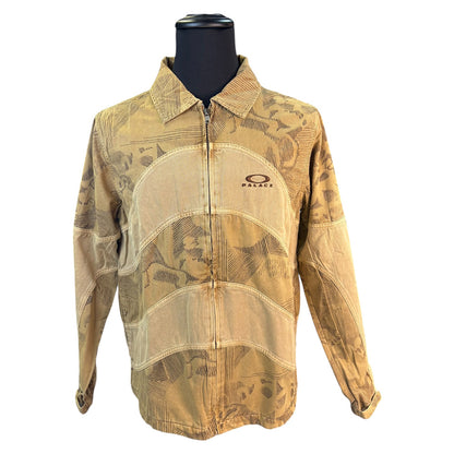 [PALACE x OAKLEY] Palace Oakley Jacket, Khaki, All-Over Print, Outerwear, Streetwear, Size L