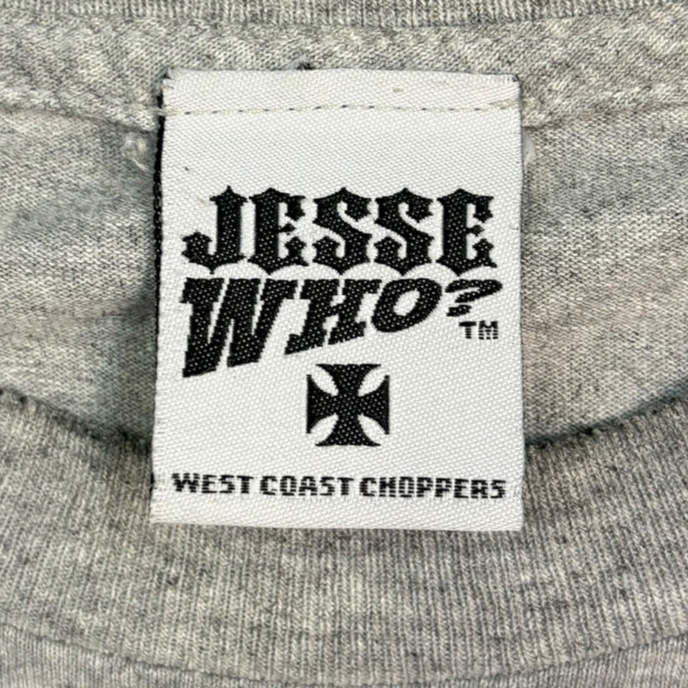 【WEST COAST CHOPPERS】ウエストコーストチョッパーズ  両袖ロゴロングTシャツ グレー L.XL相当