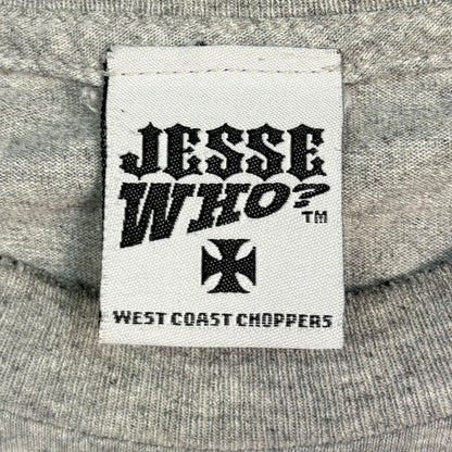 【WEST COAST CHOPPERS】ウエストコーストチョッパーズ  両袖ロゴロングTシャツ グレー L.XL相当