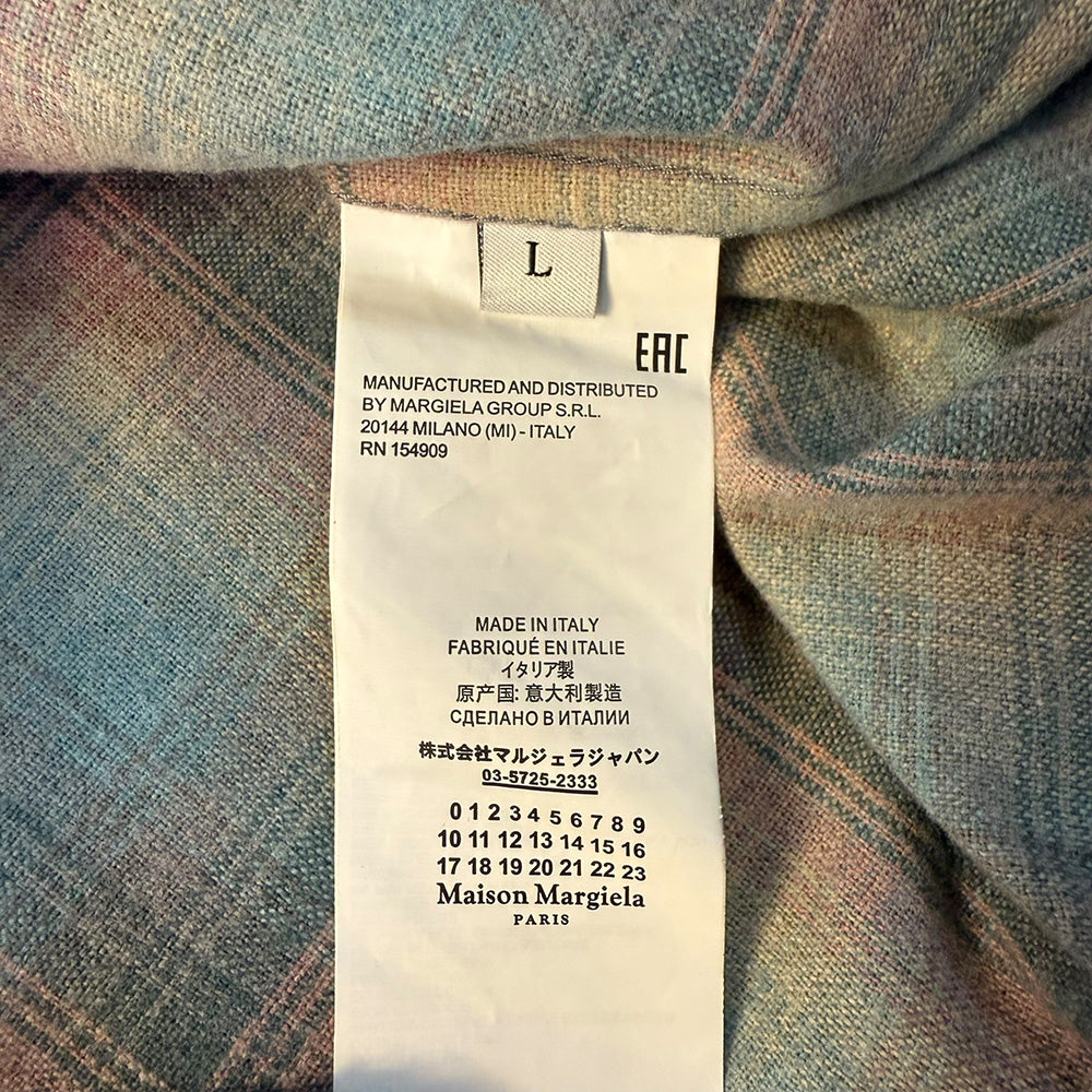 [Maison Margiela x PENDLETON] Maison Margiela x Pendleton Long Sleeve Check Shirt L