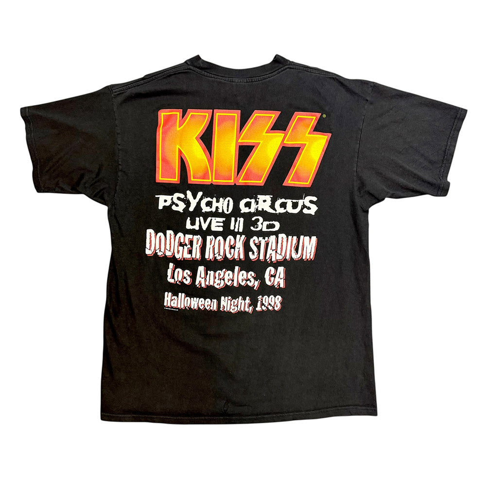 KISS Psycho Circus World Tour T-shirt, 90s Dodgers collabo, XL