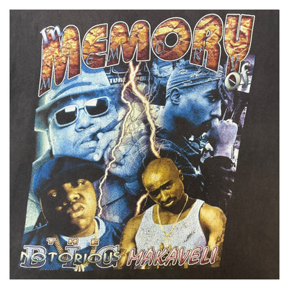 [2PAC &amp; BIGGIE MEMORIAL] Notorious Big 2Pac RAP T-shirt