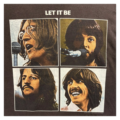 【THE BEATLES】ビートルズ「LET IT BE」フォトTシャツ M