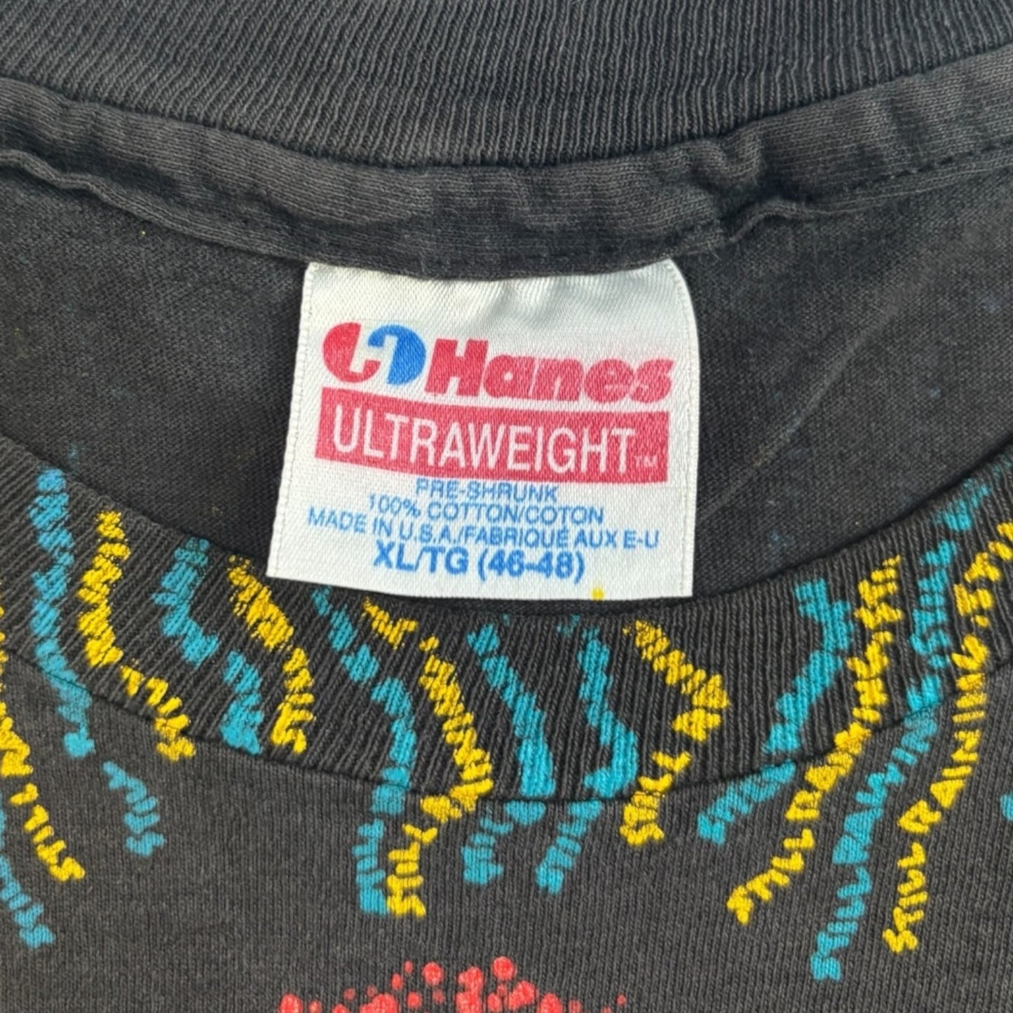 [JIMI HENDRIX] Jimi Hendrix 90's Vintage Overprint T-Shirt XL