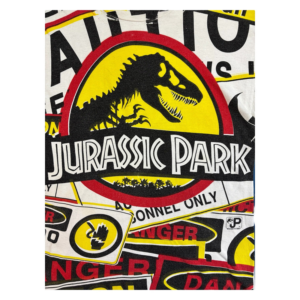【JURASSIC PARK】ジュラシックパーク OVER PRINT 90`s Vintage Tシャツ L