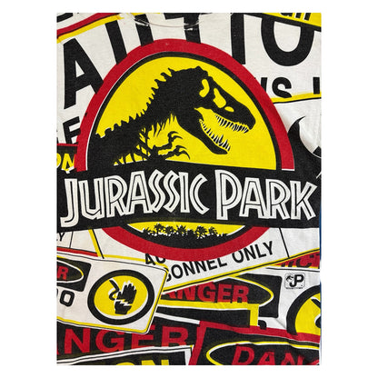 【JURASSIC PARK】ジュラシックパーク OVER PRINT 90`s Vintage Tシャツ L