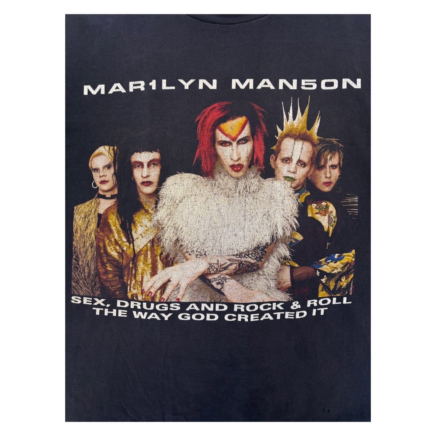 【MARILYN MANSON】マリリンマンソン "ROCK IS DEAD TOUR"  90`s Vintage Tシャツ XL相当