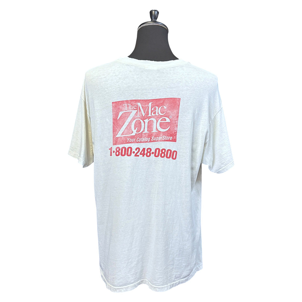 [Apple] Apple Colorful Logo The Mac Zone T-Shirt XL