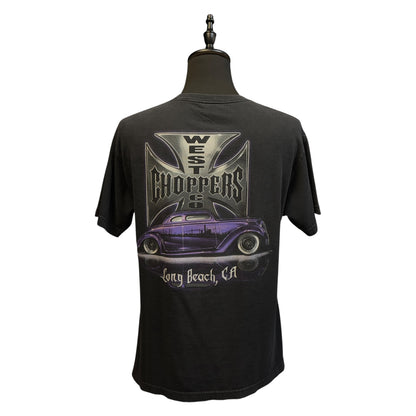 [WEST COAST CHOPPERS] West Coast Choppers Classic Car Design T-Shirt, Size L
