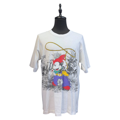 【Disney】ディズニー ミッキー カウボーイ Tシャツ XL相当