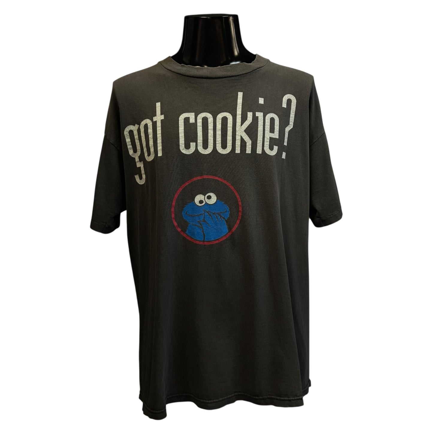 [COOKIE MONSTER] Cookie Monster Sesame Street got cookie? Vintage T-shirt L