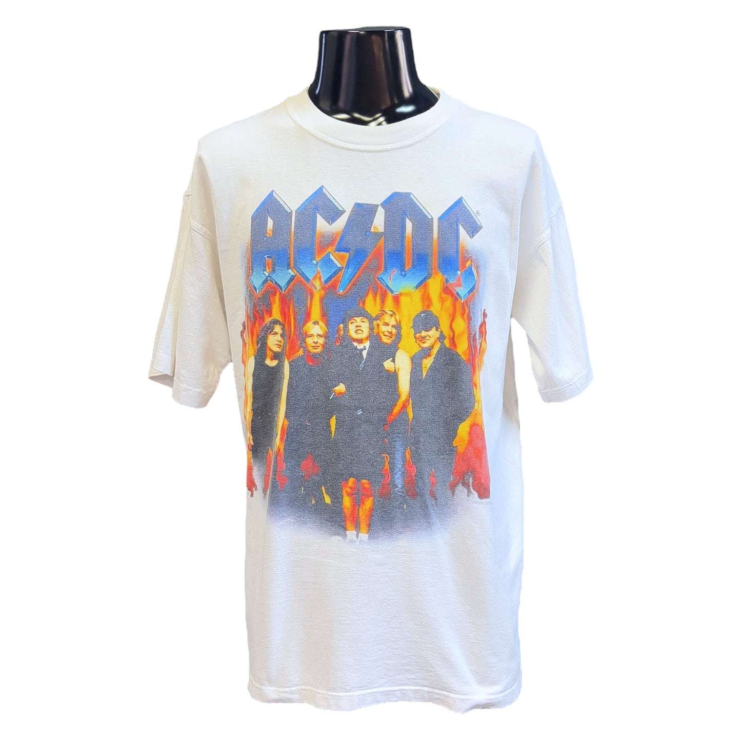 【AC/DC】エーシーディーシー "STIFF UPPER LIP TOUR 2001" Tシャツ XL相当