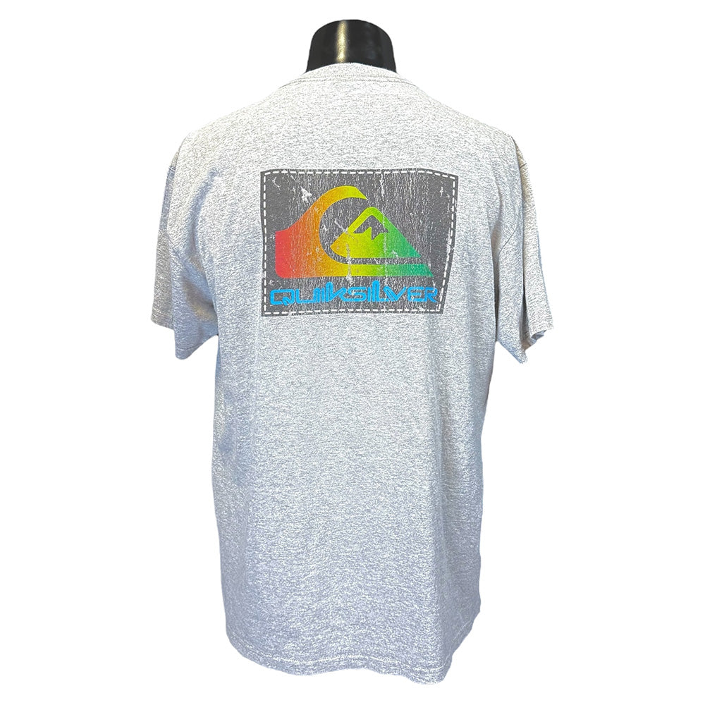 [QUIKSILVER] Quicksilver Logo Print T-shirt L
