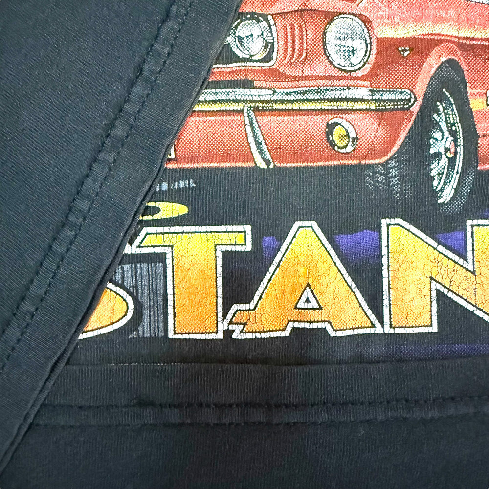 【FORD MUSTANG】フォード マスタング 19641/2 289V8 USA製 LEEタグ Vintage Tシャツ L