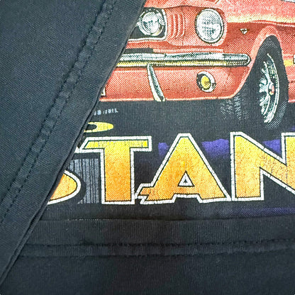 【FORD MUSTANG】フォード マスタング 19641/2 289V8 USA製 LEEタグ Vintage Tシャツ L