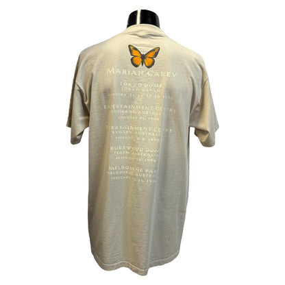 [MARIAH CAREY] Mariah Carey BUTTERFLY TOUR T-shirt L
