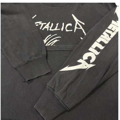 【METALLICA】メタリカ NOWHERE ELSE TO ROAM EUROPE TOUR ’93 Vintage ロングTシャツ XL相当