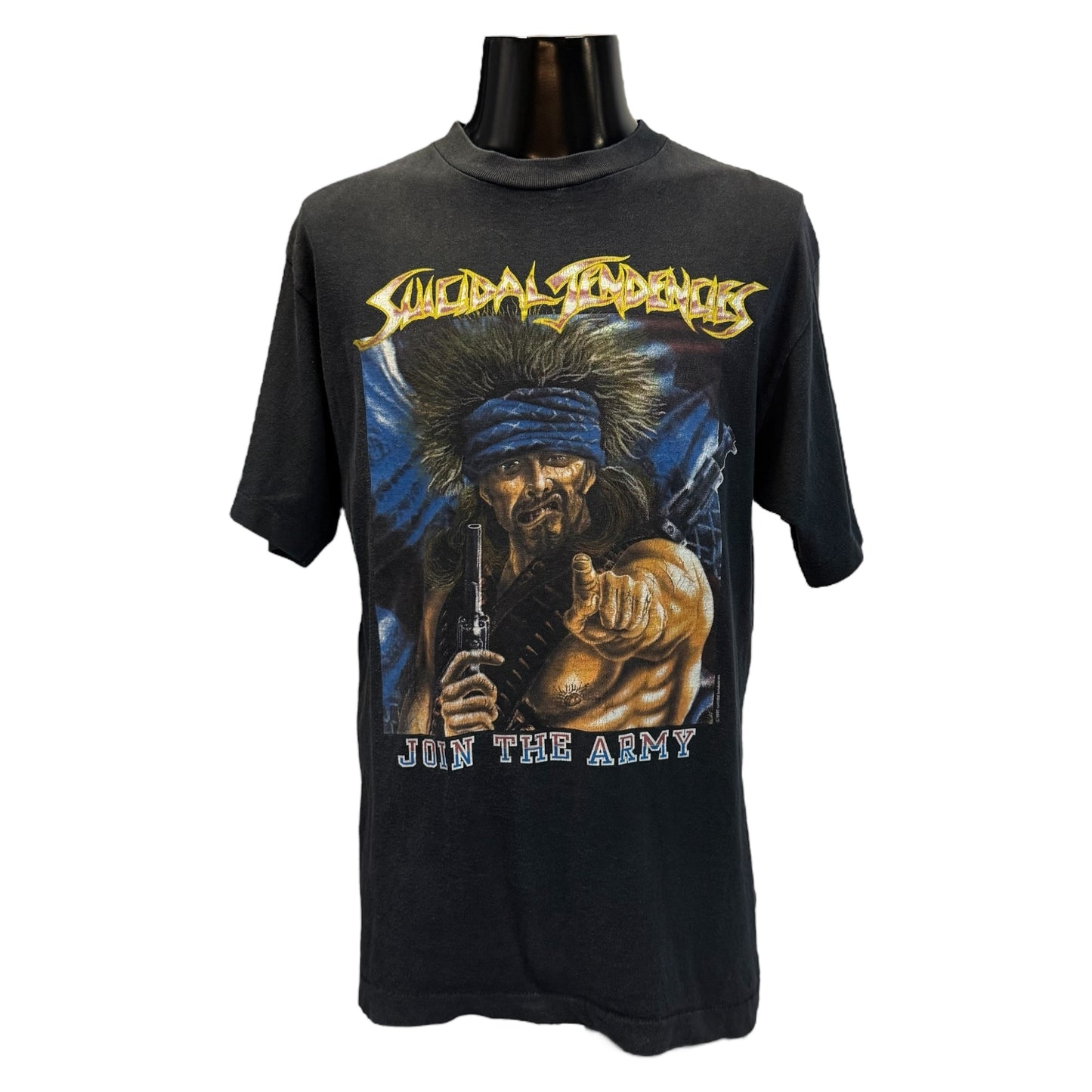 【SUICIDAL TENDENCIES】スイサイダルテンデンシーズ JOIN THE ARMY Vintage Tシャツ L