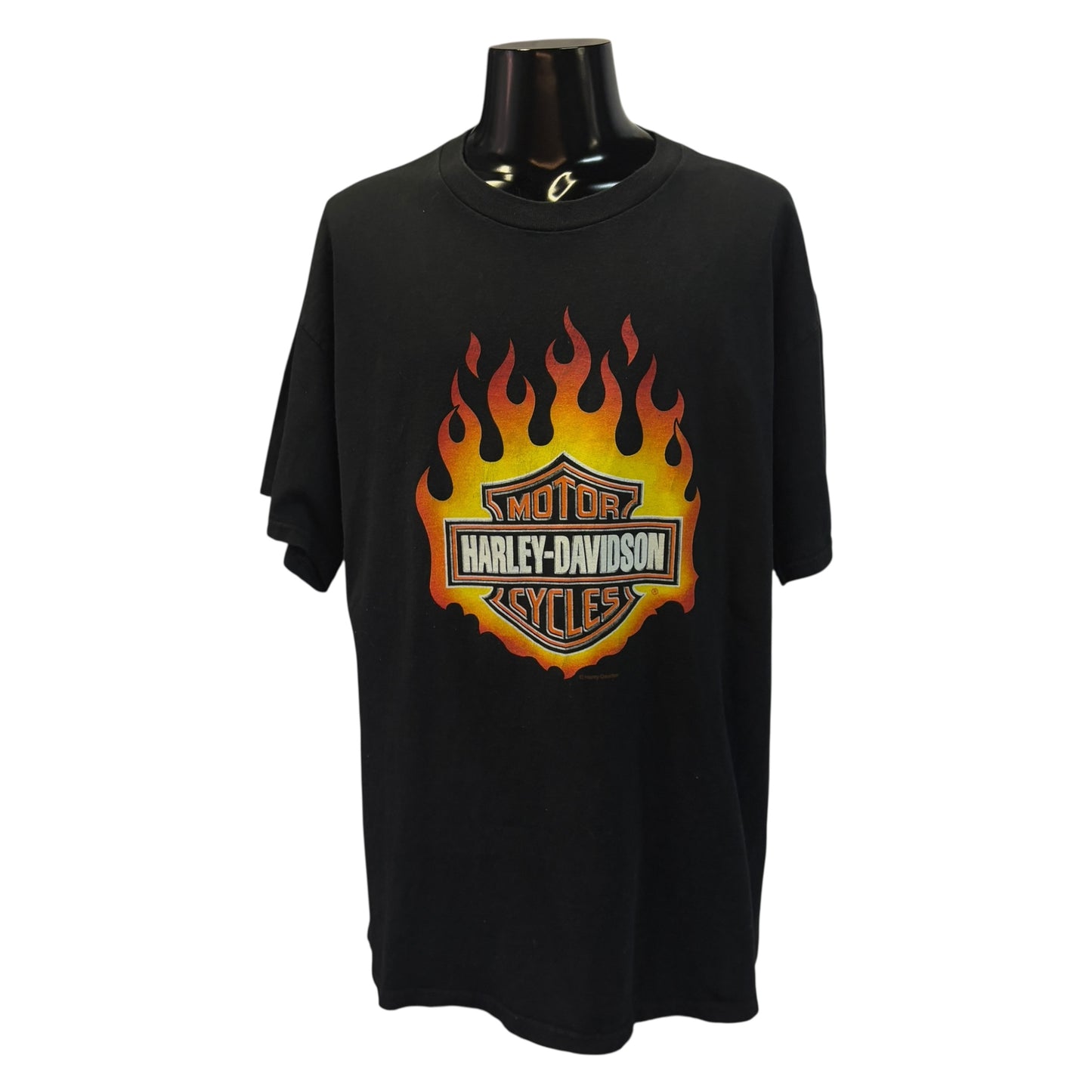 【Harley-Davidson】ハーレーダビッドソン フレイムロゴ Tシャツ XL