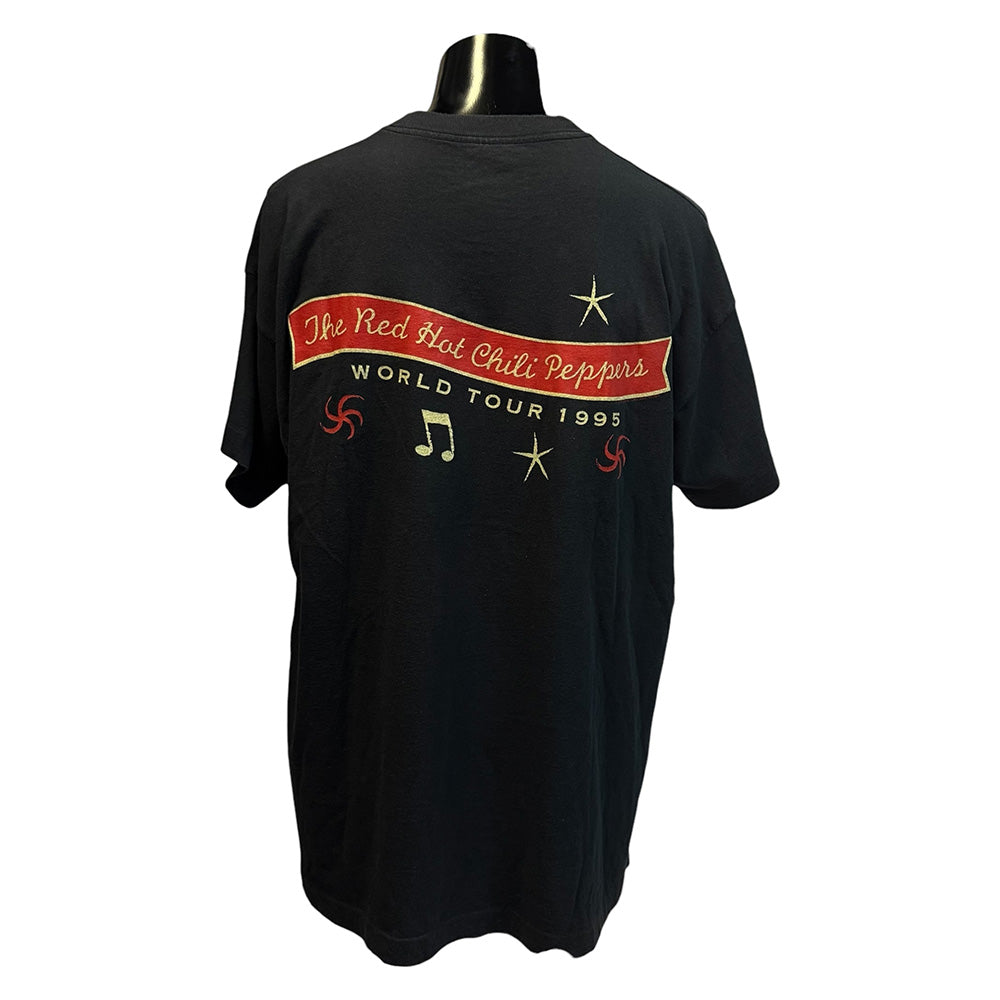 【RED HOT CHILI PEPPERS】レッドホットチリペッパーズ ONE HOT MINUTE FAIRY WORLD TOUR 1995 Vintage Tシャツ XL相当