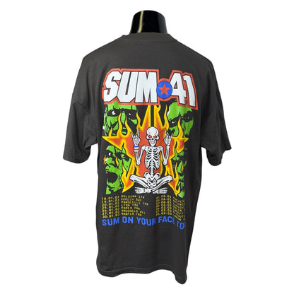 【SUM41】サム41 SUM ON YOUR FACE TOUR Tシャツ XL