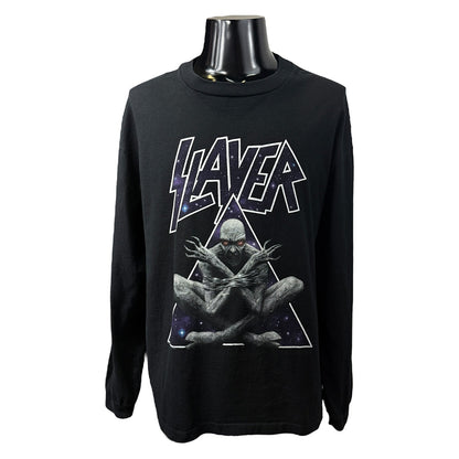 【SLAYER】スレイヤー "Alien Graphic" 90's Vintage ロングスリーブ Tシャツ XL