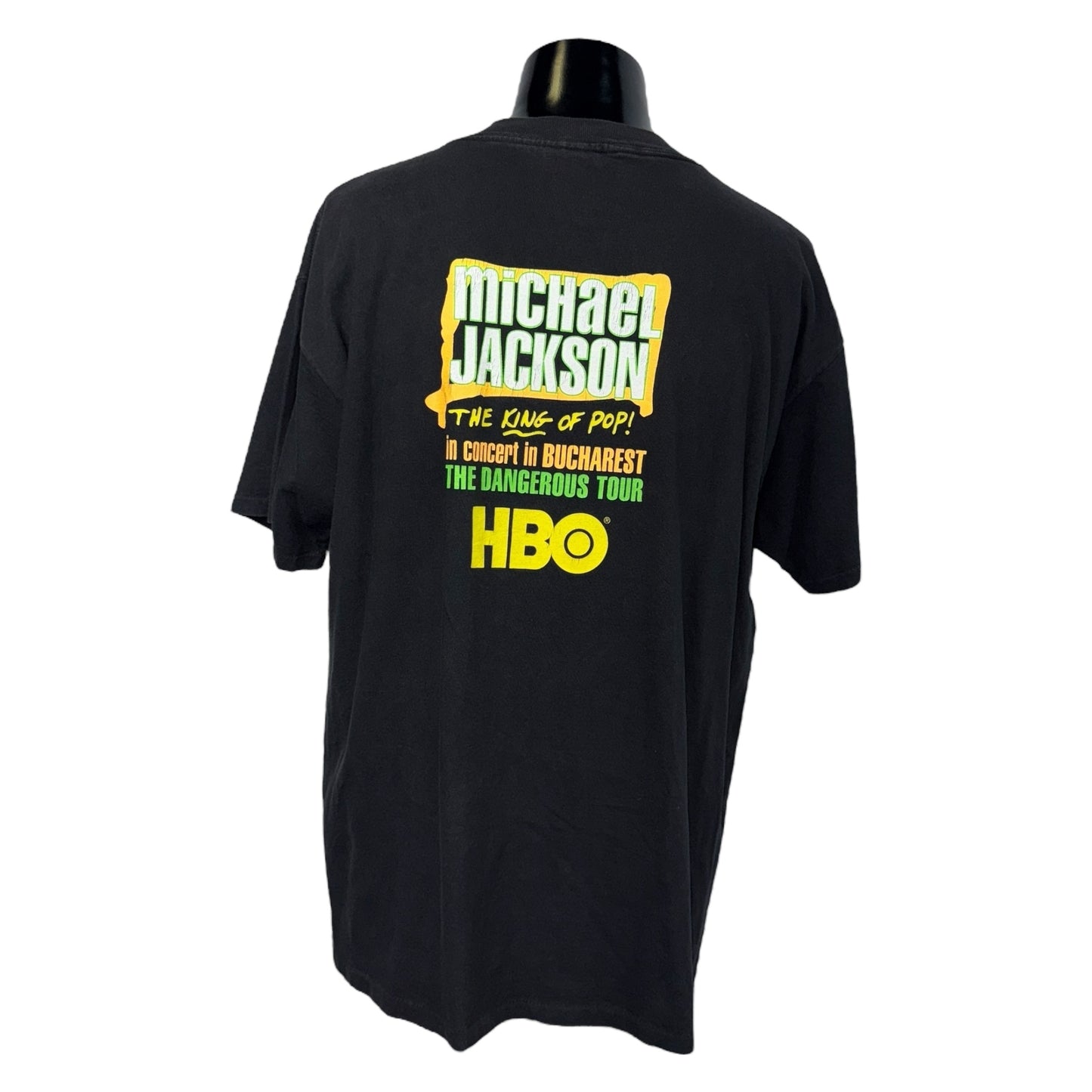 【MICHAEL JACKSON】マイケル・ジャクソン Vintage Tシャツ 黒 XL