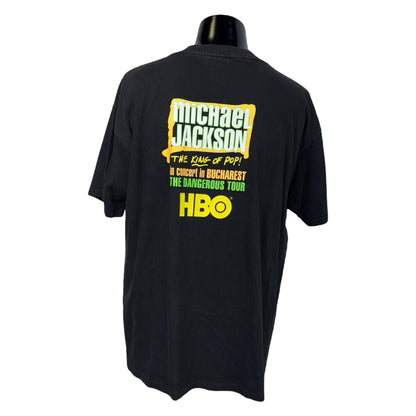 【MICHAEL JACKSON】マイケル・ジャクソン Vintage Tシャツ 黒 XL