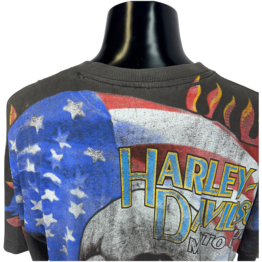 【HARLEY-DAVIDSON】ハーレーダビッドソン Vintage Tシャツ Lサイズ相当