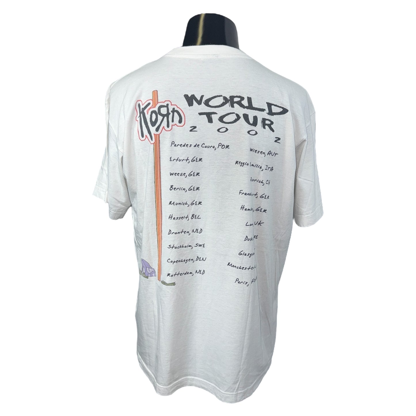 [KORN] Korn World Tour 2002 T-shirt XL