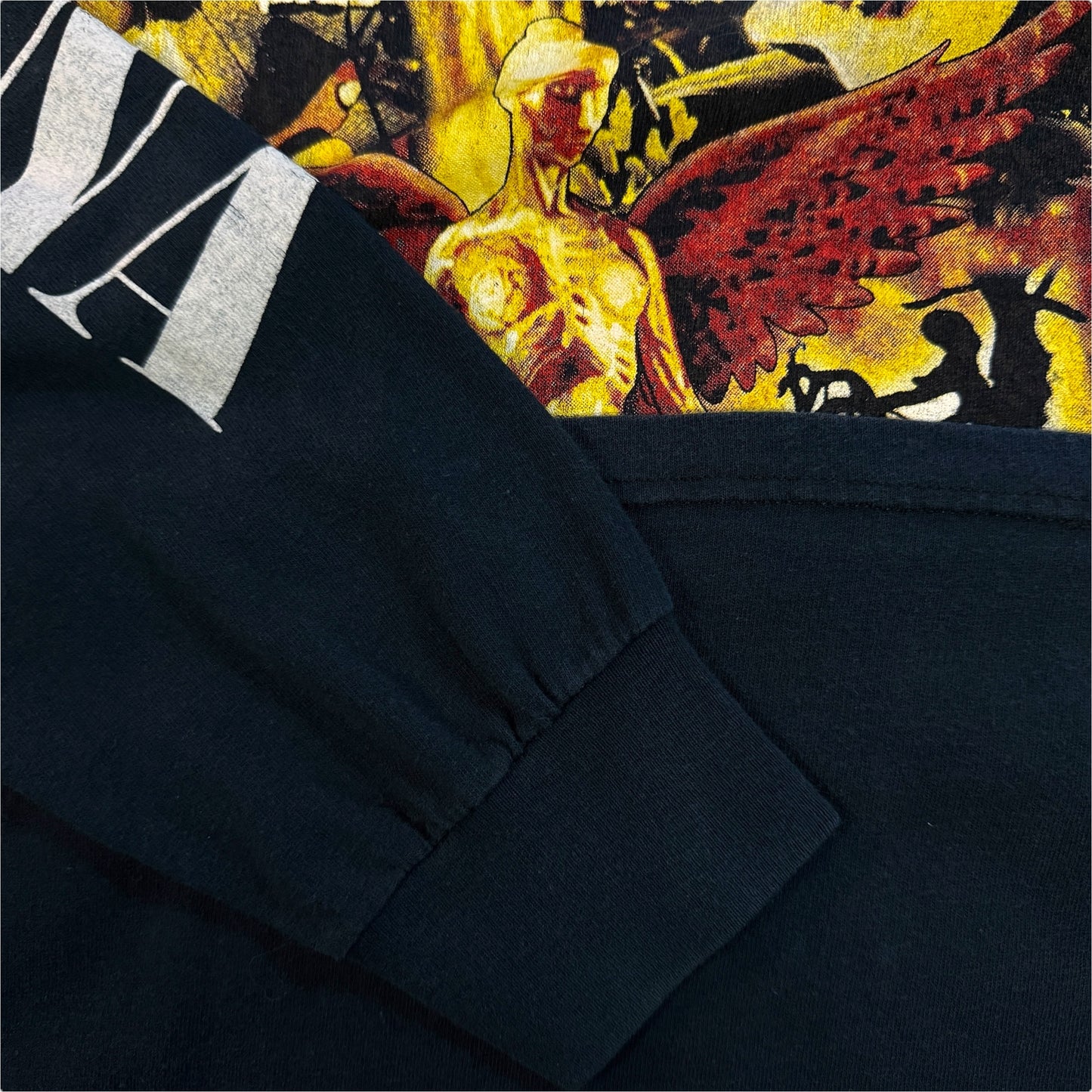 【NIRVANA】ニルヴァーナ “ANGEL × LIVE PHOTO”  ロングスリーブTシャツ