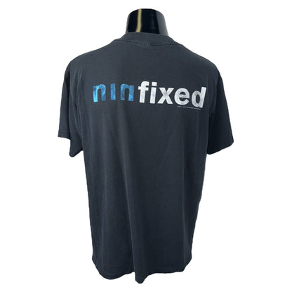 [NINE INCH NAILS] Nine Inch Nails "fixed" 90's Vintage T-shirt (Size L)