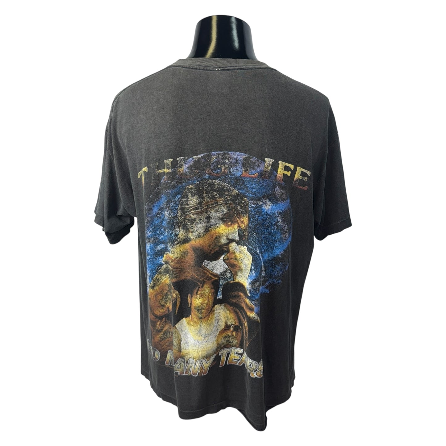2PAC Thug Life So Many Tears Vintage T-shirt XL