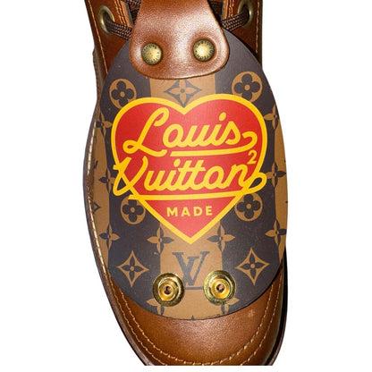 [LOUIS VITTON x NIGO] Louis Vuitton Oberkampf Line Ankle Boots UK7 1/2
