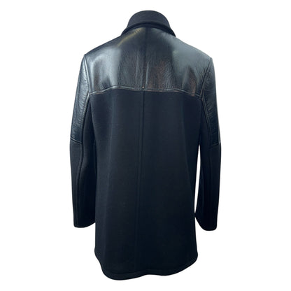 [CELINE] Celine Leather Combination Jacket