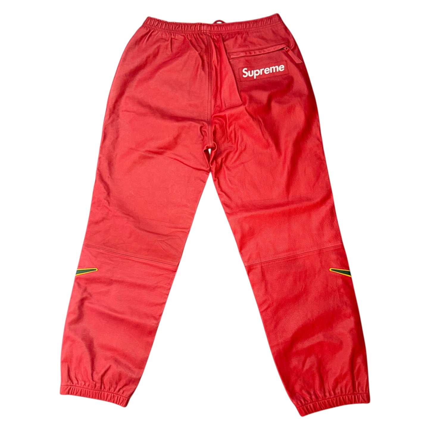 [SUPREME x NIKE] Supreme Nike 19AW Leather Warm Up Pants