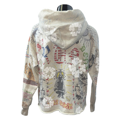 [SAINT Mxxxxxx×Denim Tears] Saint Michael×Denim Tears HOODIE GREENAFFITTI pullover hoodie